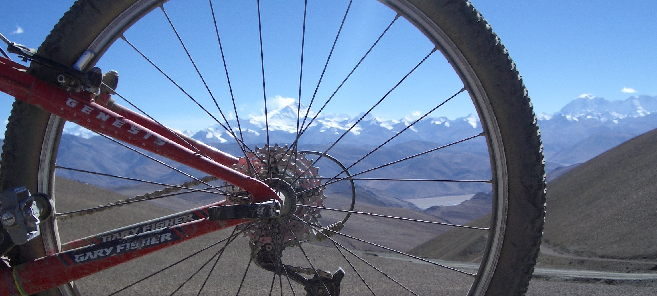 First View of Everest from the Pana La Pass